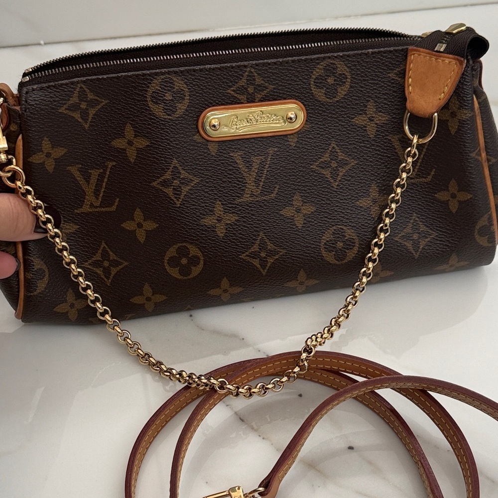 Louis Vuitton Eva Dark Brown Monogram Pochette - Picture 14 of 14